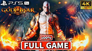 GOD OF WAR 3 REMASTERED Gameplay Walkthrough FULL GAME 100% [4K 60FPS PS5 PRO] - No Commentary