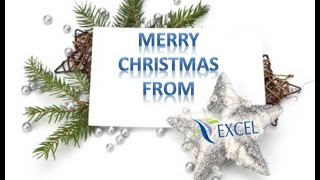 A christmas card for you from excel 2014