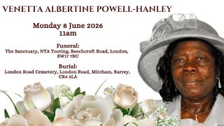Venetta Albertine Powell-Hanley Celebration of Life