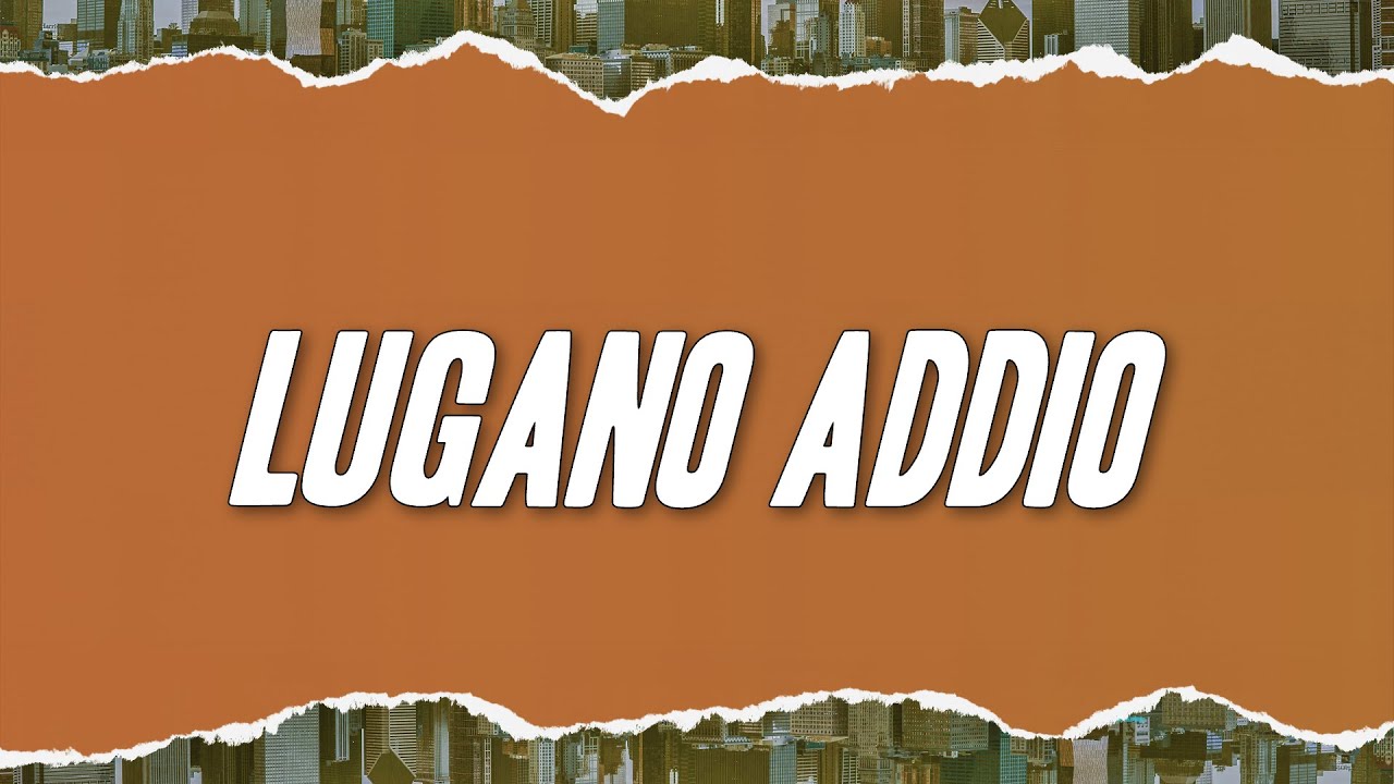 Ivan Graziani - Lugano addio (Testo)