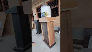 “Podium Making Process 🛠️ | Wooden Work in Progress | Full Setup Video”