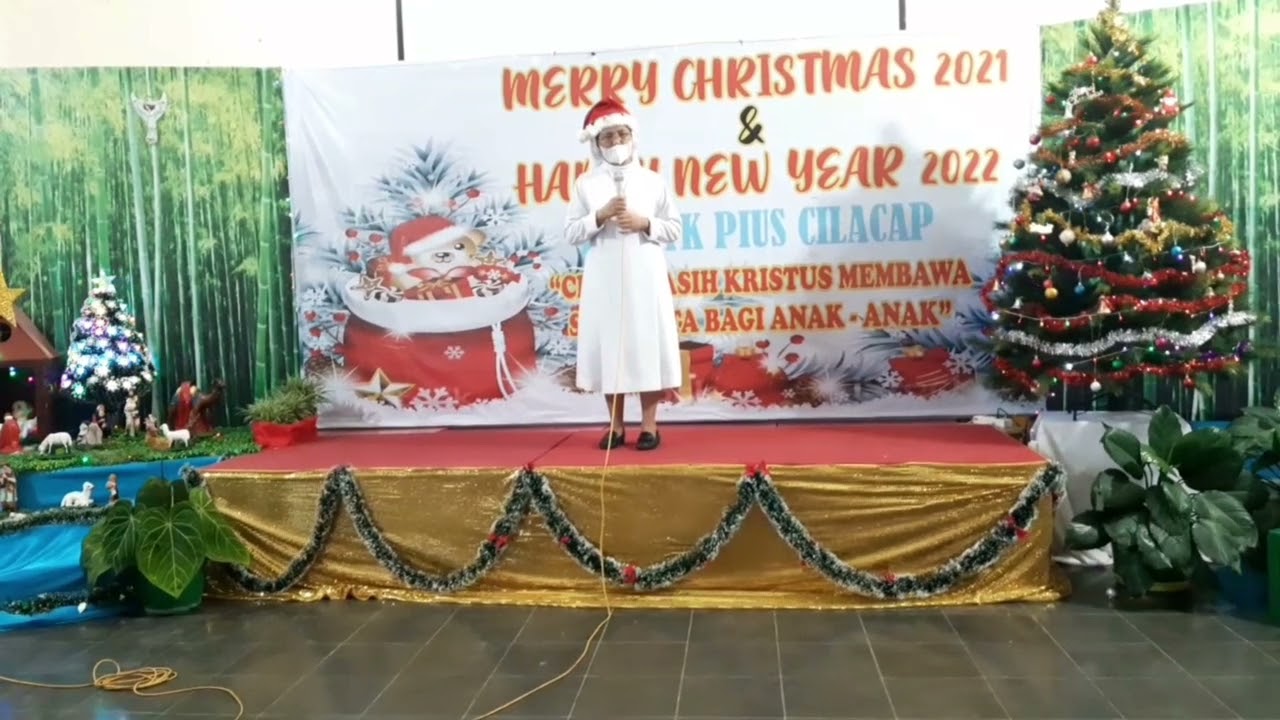 Sambutan Kepala TK Pius Cilacap dalam Acara Natal 2022