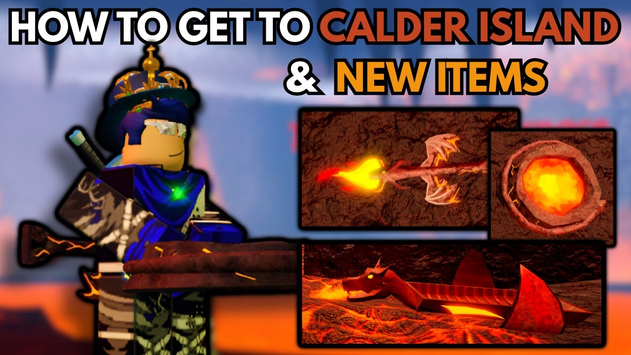 HOW to GET to CALDERA ISLAND and WHERE to get the new Dragonflame Items (Prospecting!)