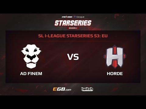 AD Finem vs Horde, Game 2 pt2, SL i-League StarSeries Season 3, EU