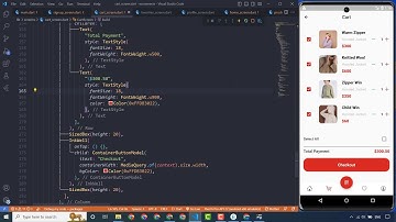 Cart Screen UI Design in Flutter Ep. 9 - Ecommerce Shopping App