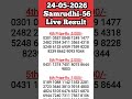 Kerala Lottery Live Result Samrudhi 56 23 5 2026 