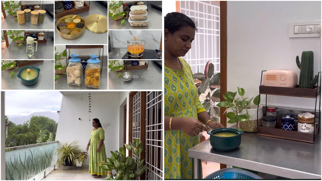 My Daily Life Vlog☔️Cozy Rainy Day + Kitchen Organisation ft. Nestasia #food #cooking #shopping 