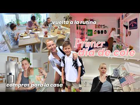 🇺🇸 PRIMER día de COLEGIO en ESTADOS UNIDOS 🎒 RUTINA vuelta a CLASES 🚌 VLOG