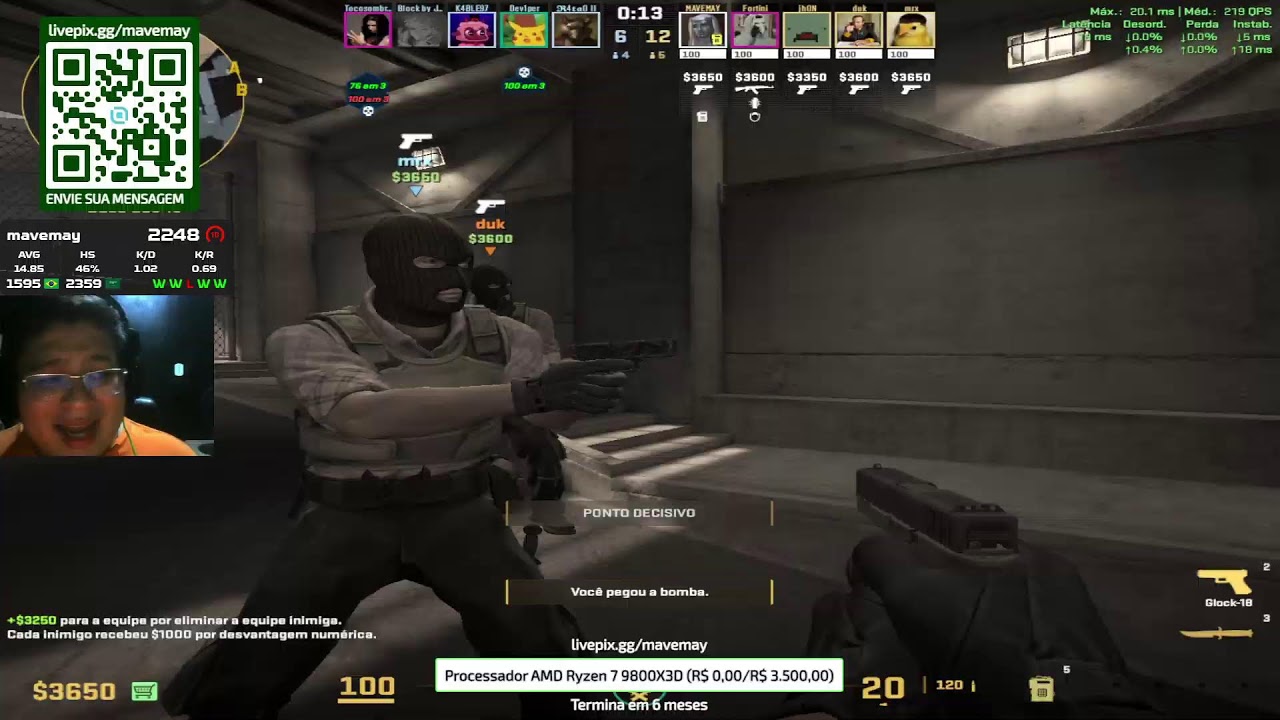 EX PRO - FACEIT ELO 2244/ GC LEVEL 20/ PREMIER ELO 28K