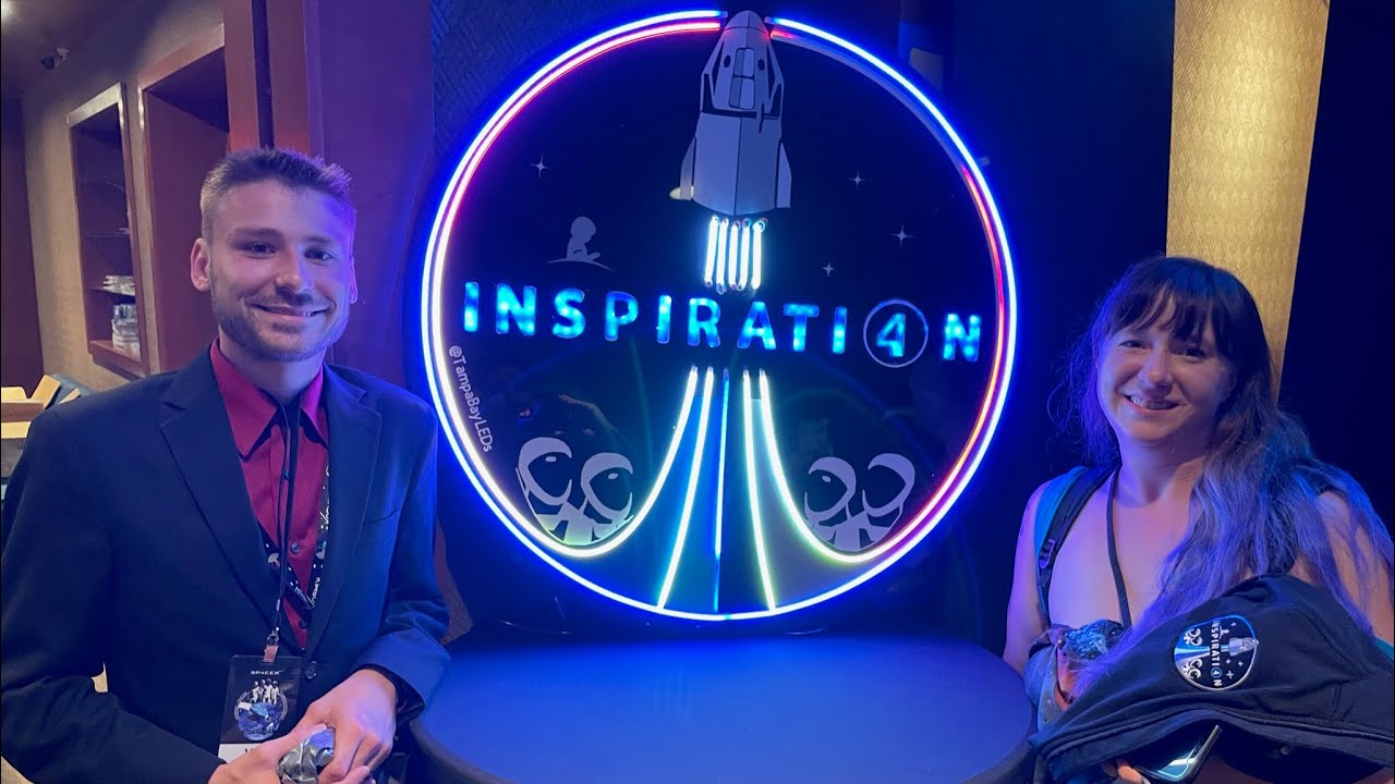 Inspiration4 Launch Day - Raw footage , private launch party for prosperity contestants & employees