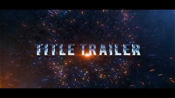 Free After Effects Intro Template #272 : Epic Trailer Titles Intro Template for After Effects