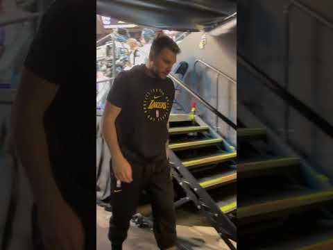 Luka Doncic Pregame Before Memphis Vs Lakers At FedExForum 