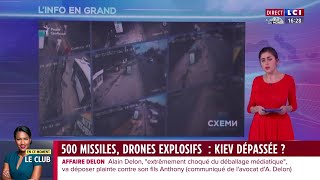 500 missiles, drones explosifs : Kiev dépassée ?