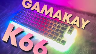 👉 GAMAKAY K66 BROWN SWITCHES | with DISCOUNT code