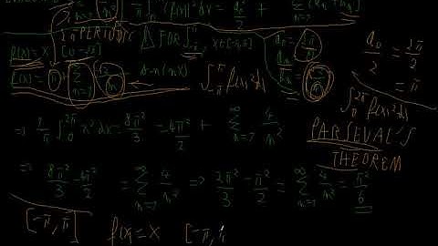 Evaluate the sum from 1 to infinity of 1/n^2 using Fourier Series