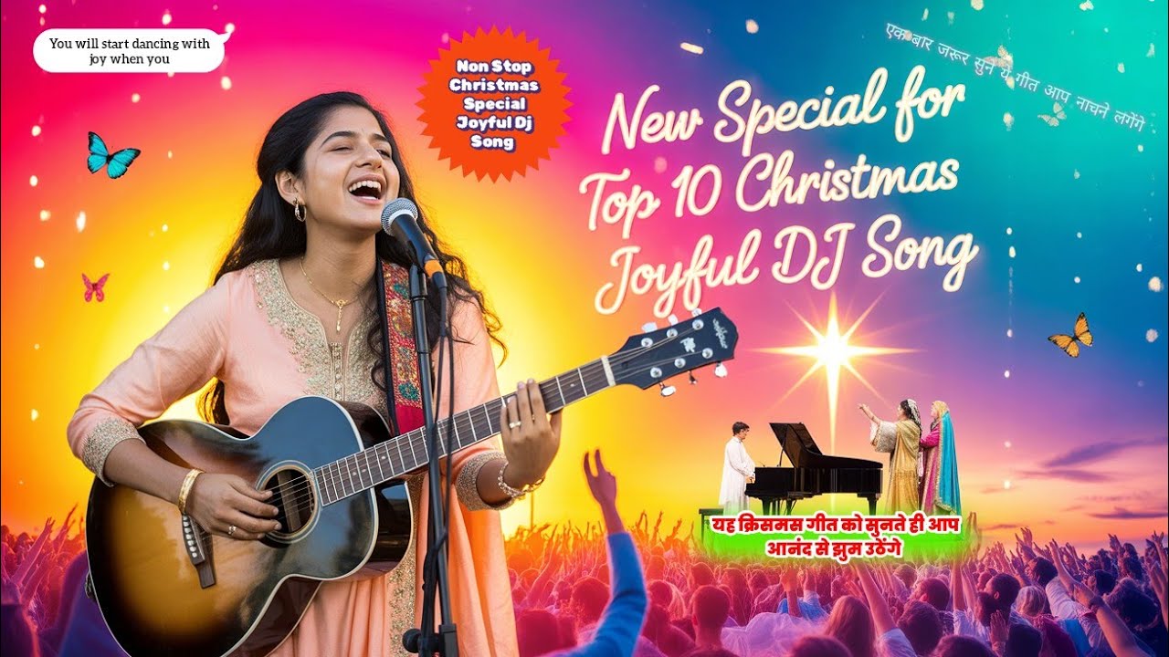 Christmas Special For Joyful Energetic Dj Song 2025 | Happy Christmas ✨ | Top 10 New 🎄 Worship Song 