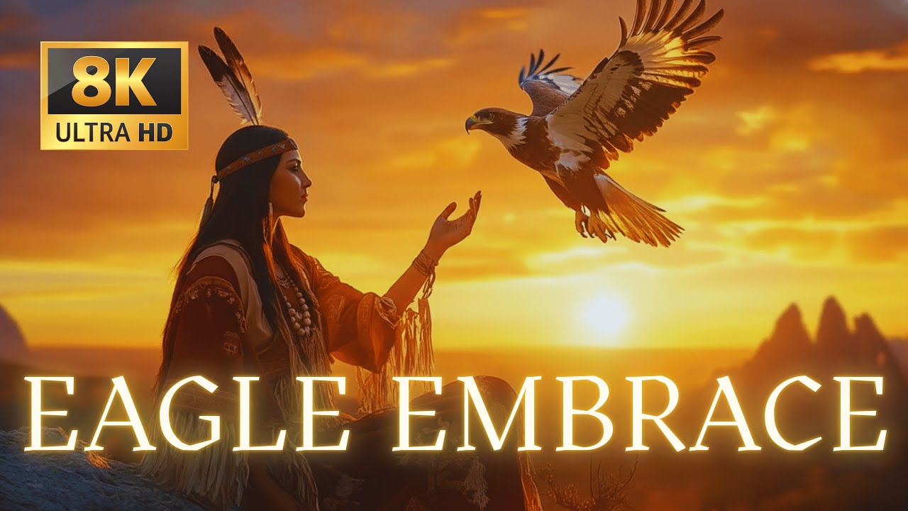 Eagle Embrace | Native American Flute Music for Meditation, Healing Energy, Quiet Mind