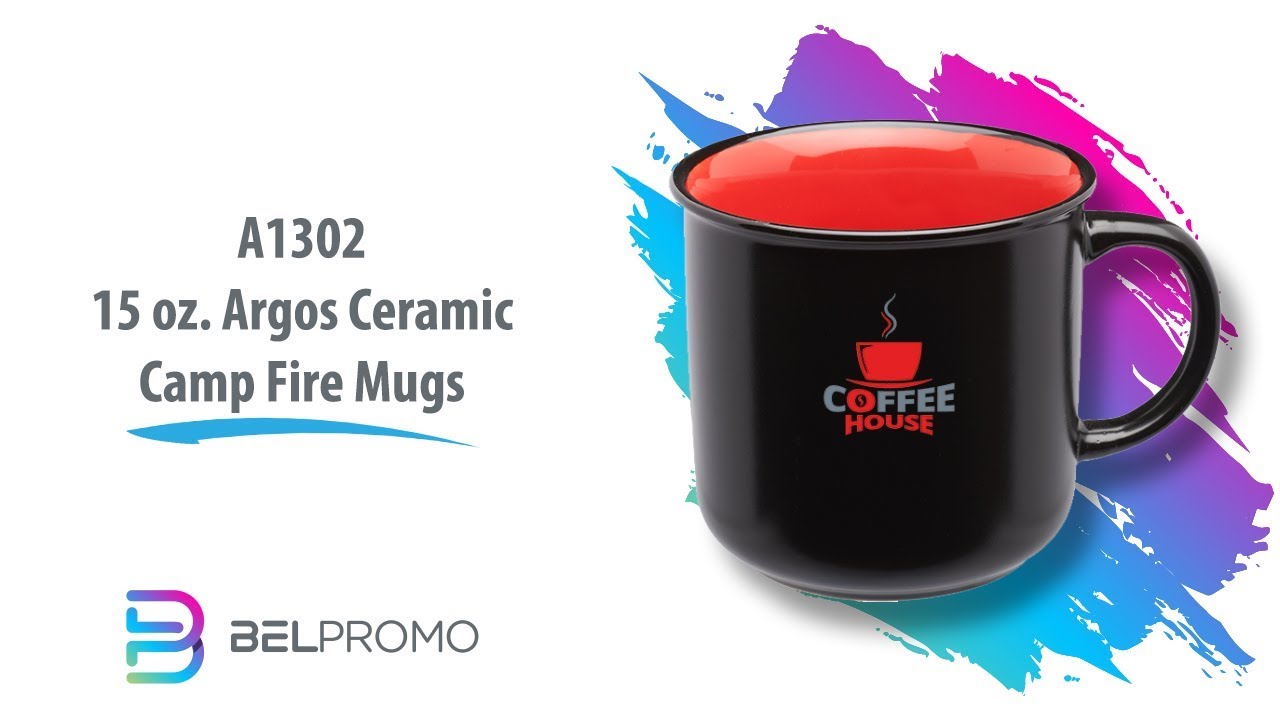 A1302 Wholesale 15 oz. Argos Ceramic Camp Fire Mugs YouTube