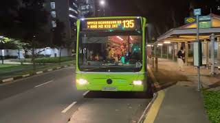 SBS Transit Mercedes-Benz O530 Citaro (Batch 3) SBS2001K on Service 135 departing Bus Stop 70211