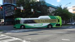 CATS Bus: CLT Airport bound Gillig BRT HEV 2901 Sprinter at S Brevard St/E 4 St 300 S Brevard St Charlotte Nc