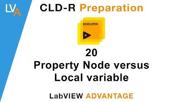 LabVIEW CLD R 20 Value Property Node versus Local Variable