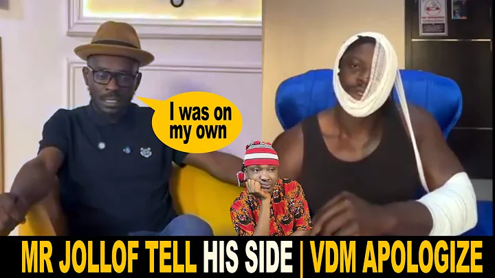 Mr Jollof Tell Side of Story As VDM Apologize In Fake Bandages