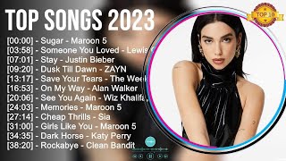 Top Songs 2023 ☀️ Ed Sheeran, Shawn Mendes, Clean Bandit, Miley Cyrus, Charlie Puth, Justin Bieber