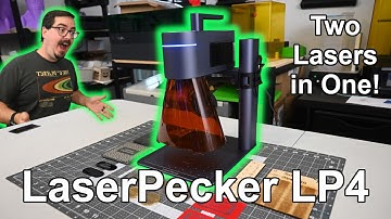 The Worlds First Dual Laser Engraver | 10w diode + 2w infrared - LaserPecker LP4 Review