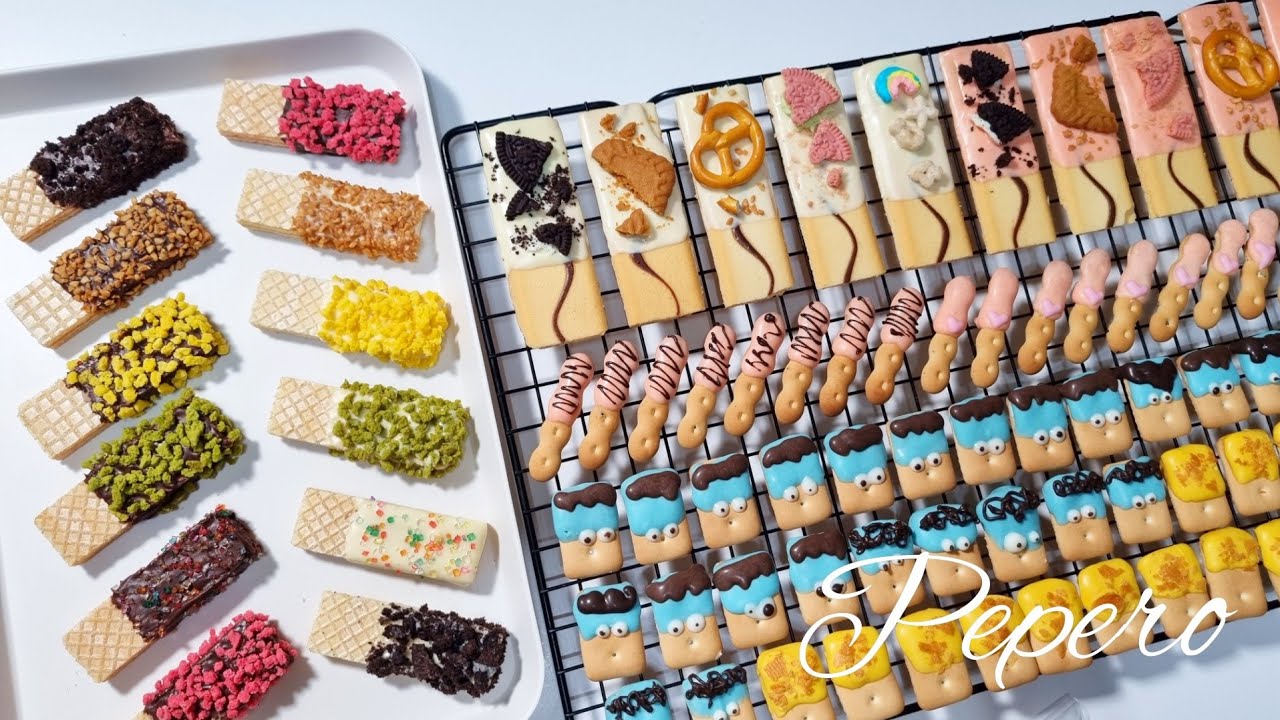 빼빼로데이 특집 3탄ㅣ여러가지 과자로 빼빼로를 만들어 봤어요~