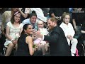 Harry and Meghan greet children at the Royal Children’s Hospital in Melbourne