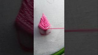 পাতা সেলাই 🪡🌿 #shorts #shortsfeed #shortsvideo #ytshorts #diy #embroidery #embroiderystitch #stitch