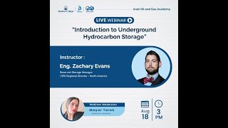 Celebrity Introduction to Underground Gas Storage by Engineer/ Zachary Evans Profile