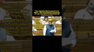 THREE KEY BILLS PASSED IN LOK SABHA | 131ST CONSTITUTIONAL AMENDMENT, UT LAWS &amp; DELIMITATION BILL🇮🇳