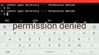 solve termux problem  permission denied...?