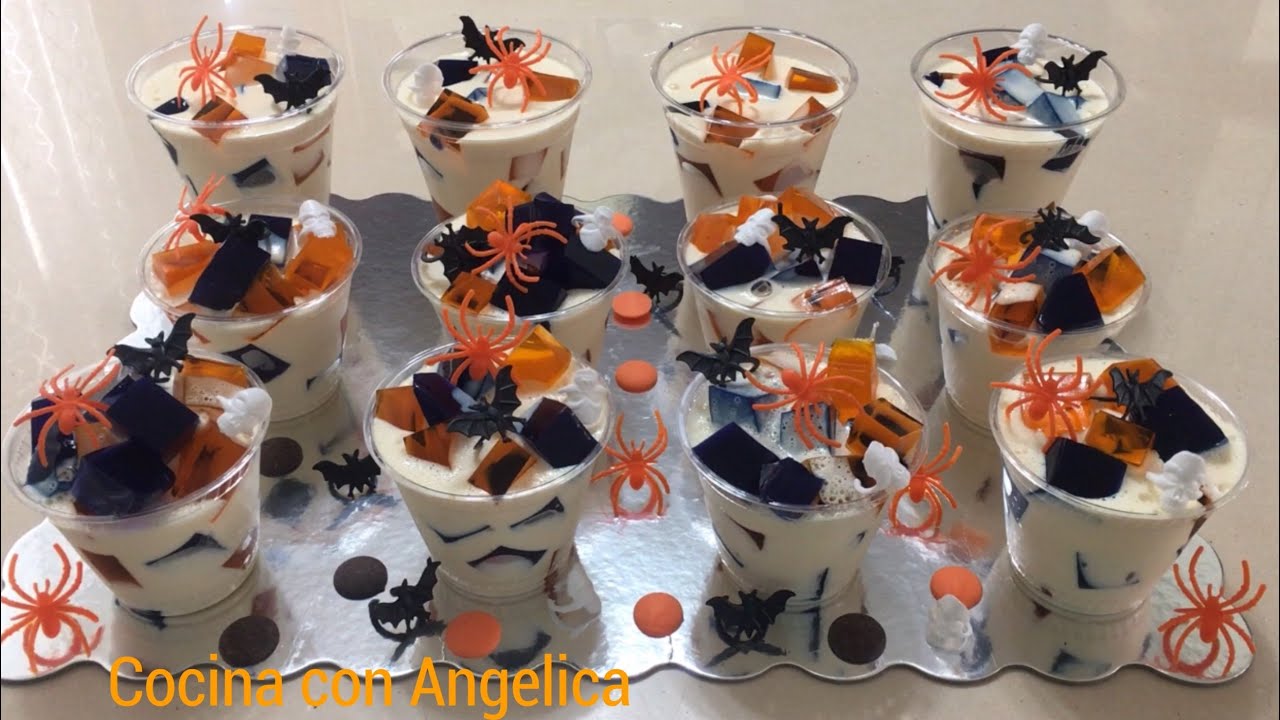 Gelatinas mosaicos para halloween 🎃 👻🎃👻 YouTube