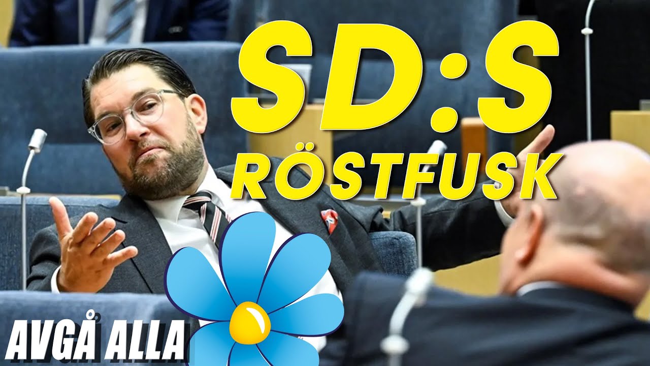 AVGÅ ALLA – Fusk i riksdagen – har SD gett upp? 2026-04-30 11:03