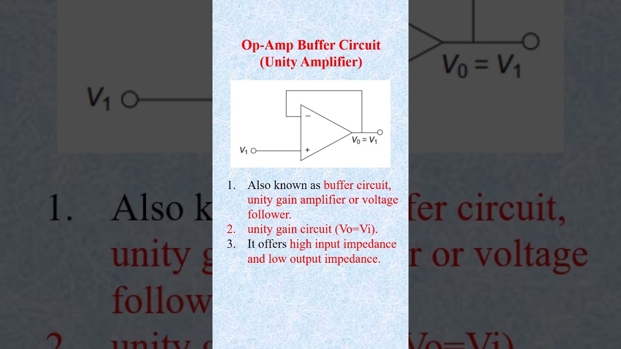 Unity Amplifier in Action: The Perfect Buffer Circuit