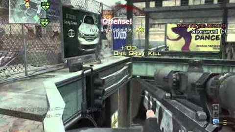 call of duty mw3: my first sniper killfeed and 360