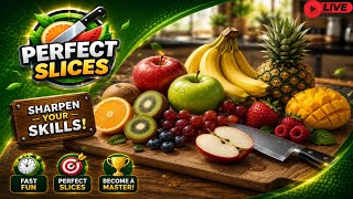 Perfect Slices Epic Gameplay 🔥 Ultimate Knife Cutting Challenge! screenshot 3