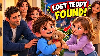 Little Boy Loses His Favorite Teddy… Then a Stranger Brings Him Home 🧸💔 | Emotional Story  