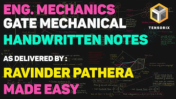 LECTURE - 3 | STATICS, TRUSS INTRODUCTION | MECHANICS | MADE EASY 2025 NOTES #gatemechanical