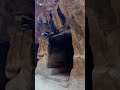 Sandstone Cave Dwellings at Little Petra (Siq al-Barid) #sandstone #cave #dwelling #petra #jordan