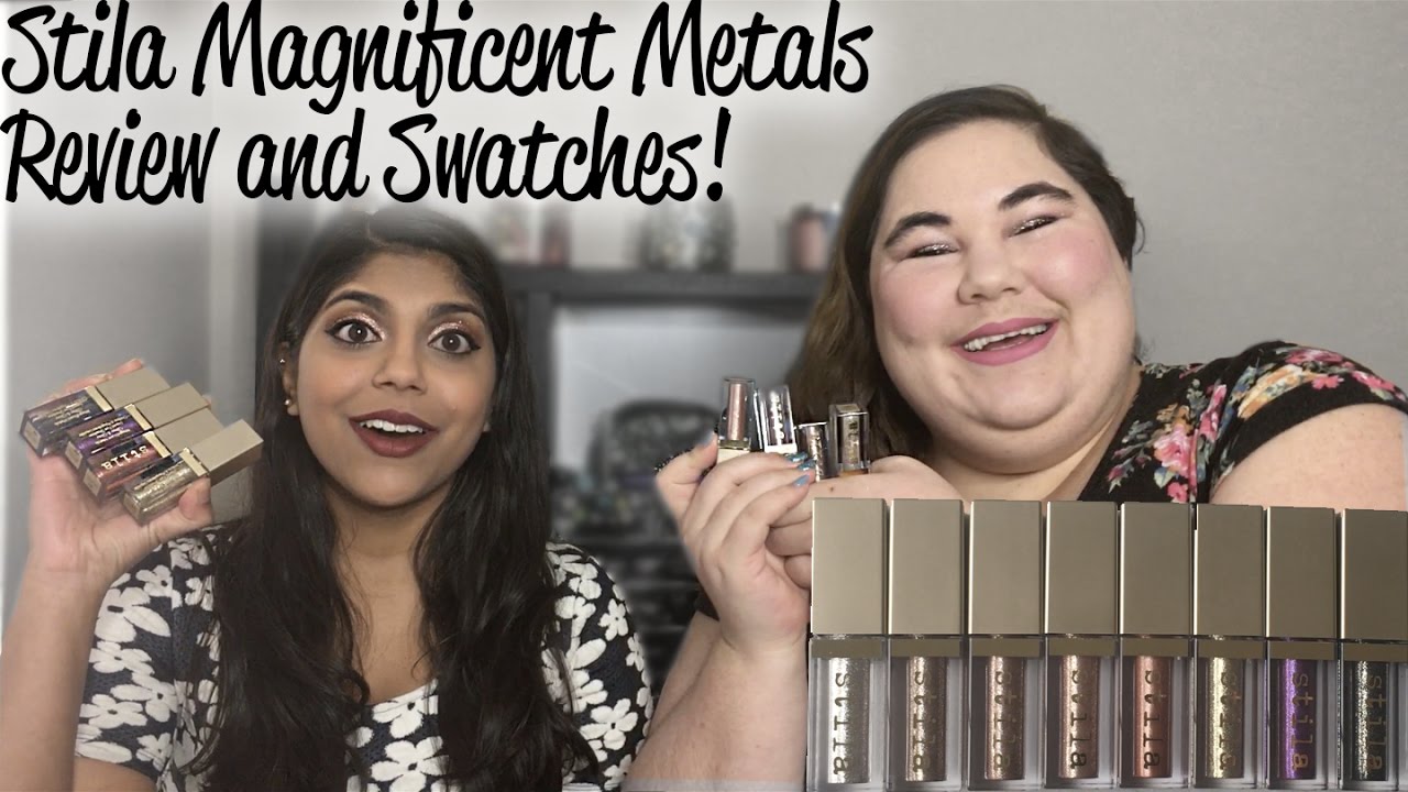 Stila Magnificent Metals Glitter Shadow Review and Swatches