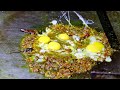 Road Side Delicious Cheese Egg Afghani & Scrambled Egg Pulao | Egg Street Food | Indian Street Food
