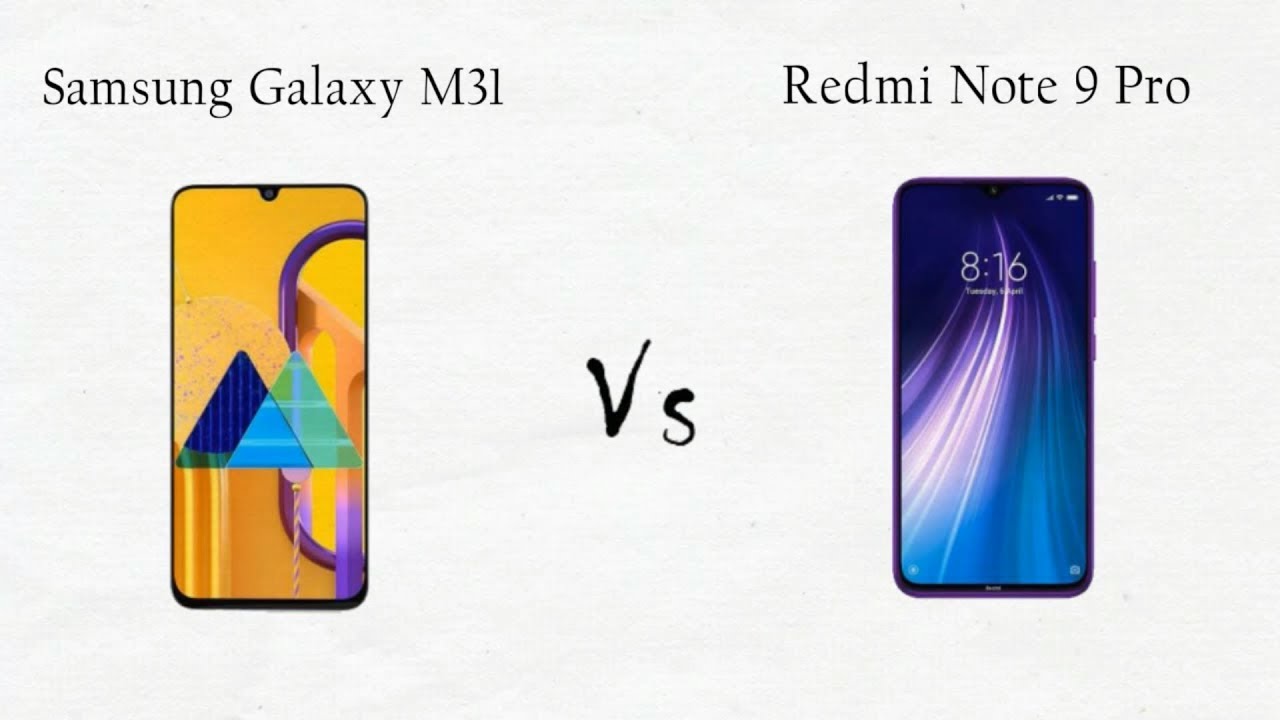 M31 Vs Redmi Note 9 Pro