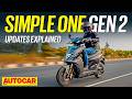 Simple One Gen 2 review - Better, but not perfect | First Ride | Autocar India