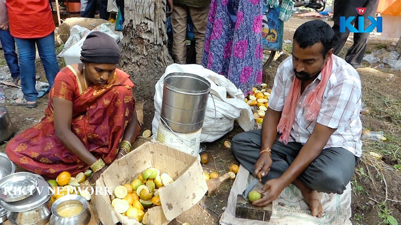 How to Make Fresh Orange Juice by Hand  || KIKTV Network || Indian Street Food | KikTV Network