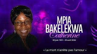 🕊️ Levée du Corps de Madame BAKELEKWA MPIA Catherine pour l’Inhumation | Dernier Hommage