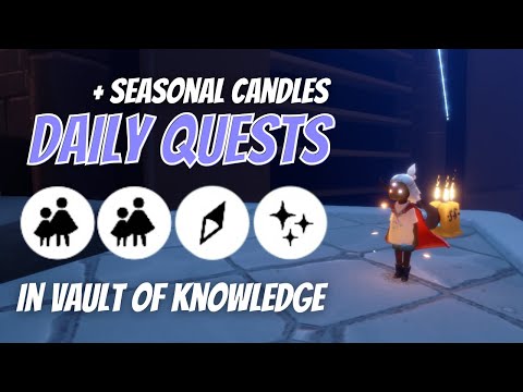 Today's Daily Quests in Vault of Knowledge | Sky: Children of the Light
