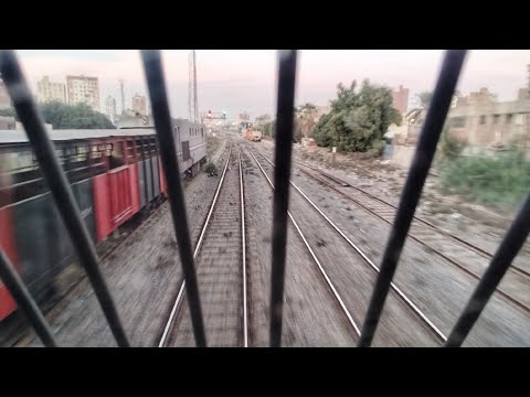 فيلم جديد رحله بالقطار بأقصي سرعه من محطه مغاغه الي الفشن2025 